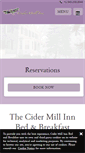 Mobile Screenshot of cidermillinn.com